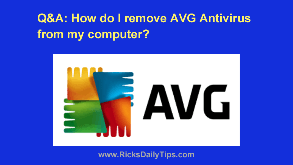 Cannot Remove Avg Antivirus From My PC