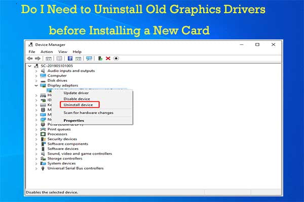 How To Uninstall Old Graphics Card And Install New One