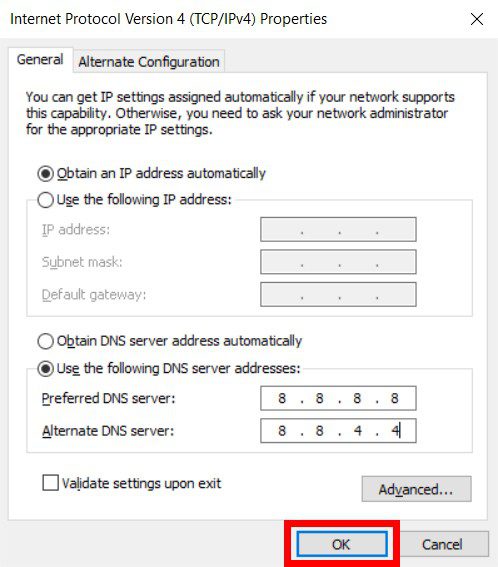 How To Change DNS On Windows 10