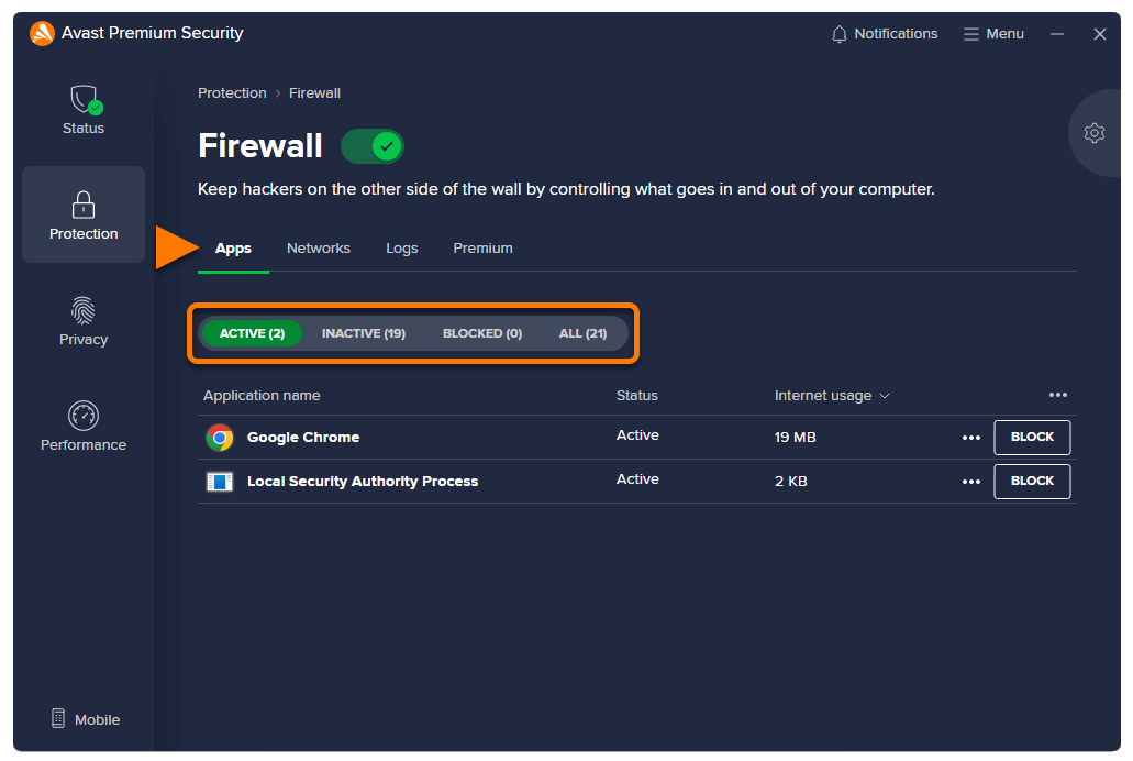 Does Avast Free Antivirus Have A Firewall