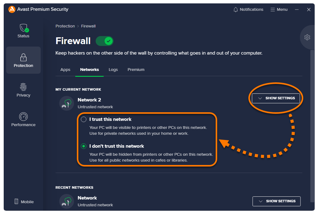 How To Enable Avast Firewall In Android