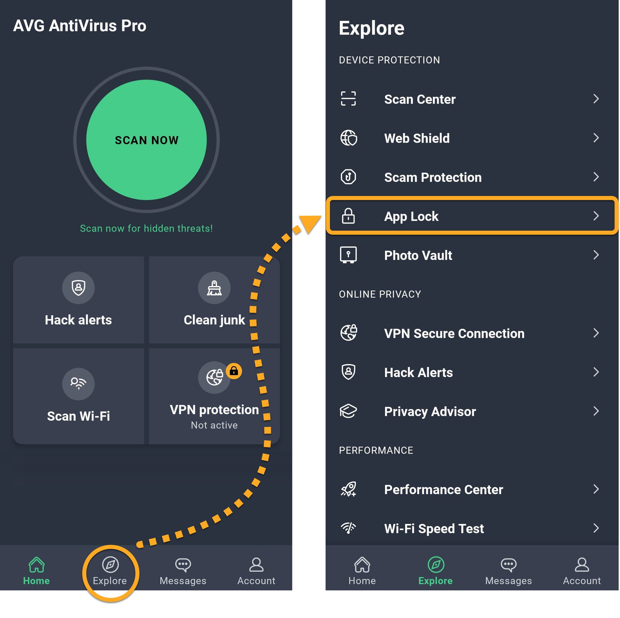 Antivirus Com Bloqueador De App