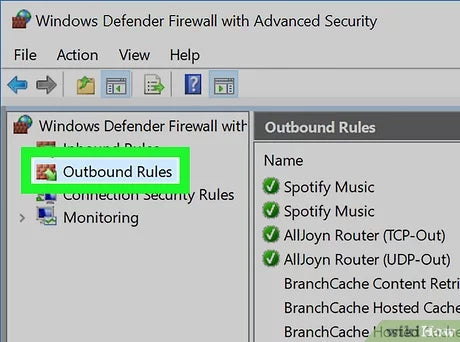 Windows Firewall Block Program