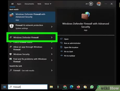 Firewall Where To Find