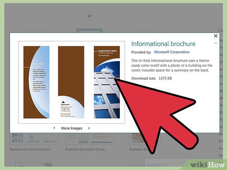 How To Make A Brochure On Microsoft Office