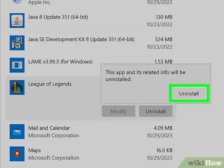 Can’t Uninstall League Of Legends Windows 11