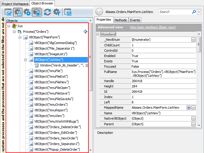 Which Is An Example Of Visual Basic Objects