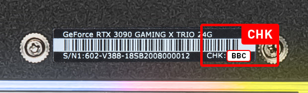 Msi Graphics Card Serial Number