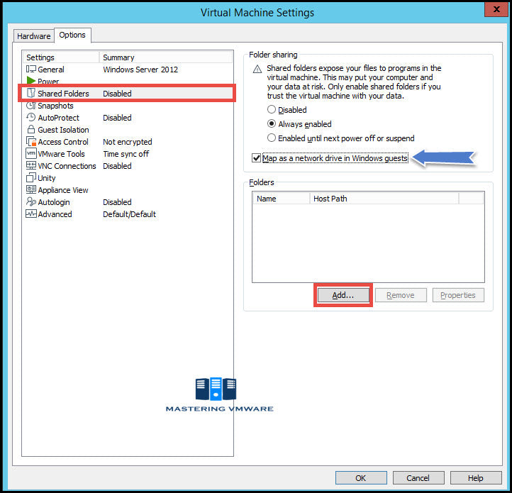 How To Create A Shared Folder In Vmware Workstation 15