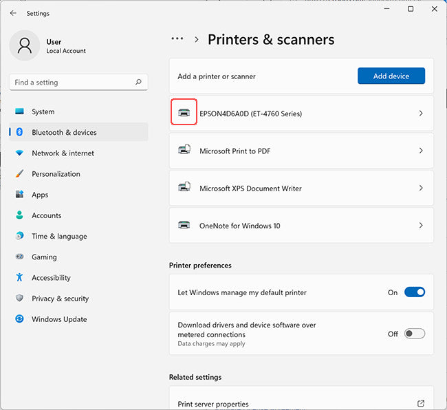 Epson Printer Driver For Windows 11