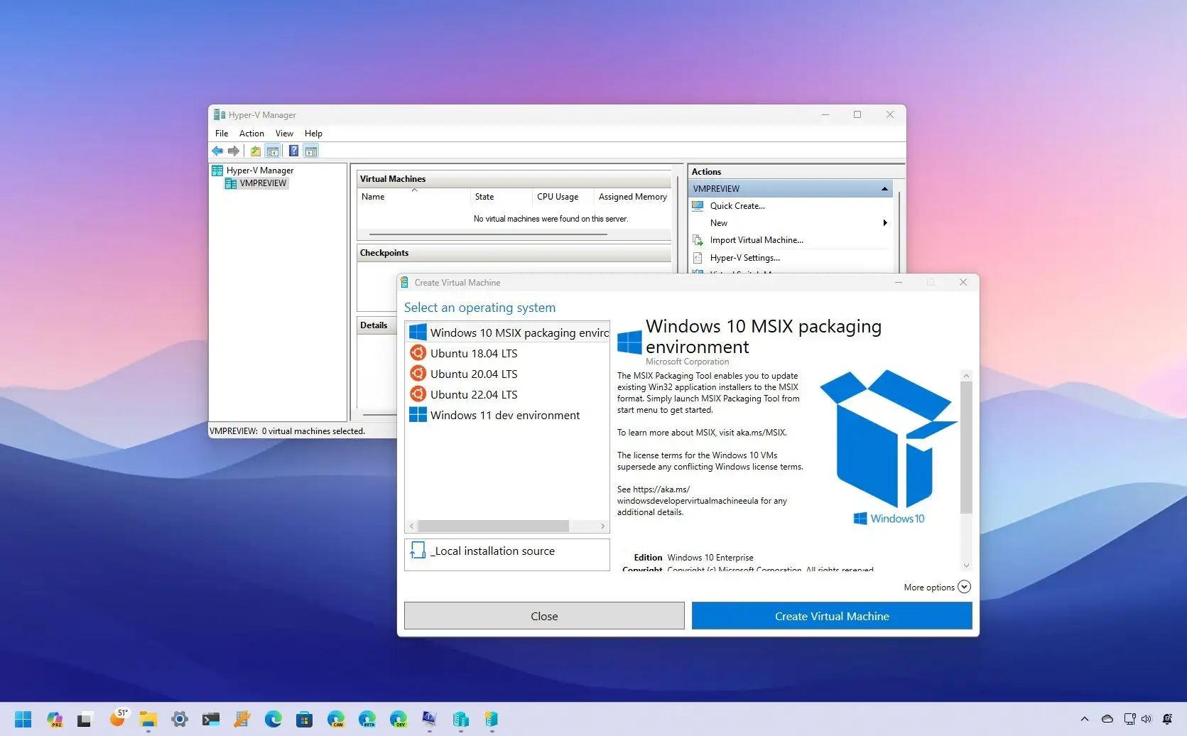 Hyper V Manager Windows 11