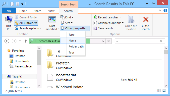 How To Search For Files In Windows 8