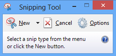 How To Use Snipping Tool In Windows 8