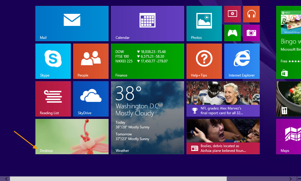 How To Switch Desktops On Windows 8