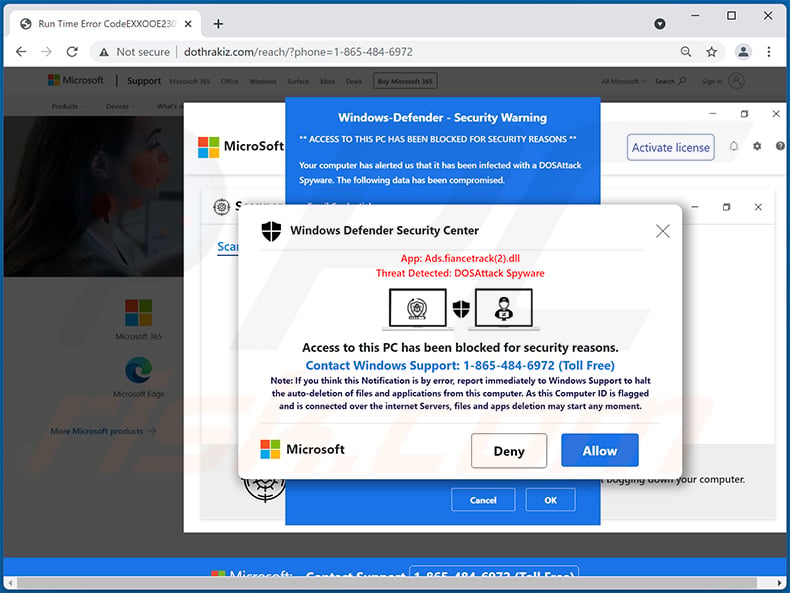 What Is The Phone Number For Windows Defender Security Center