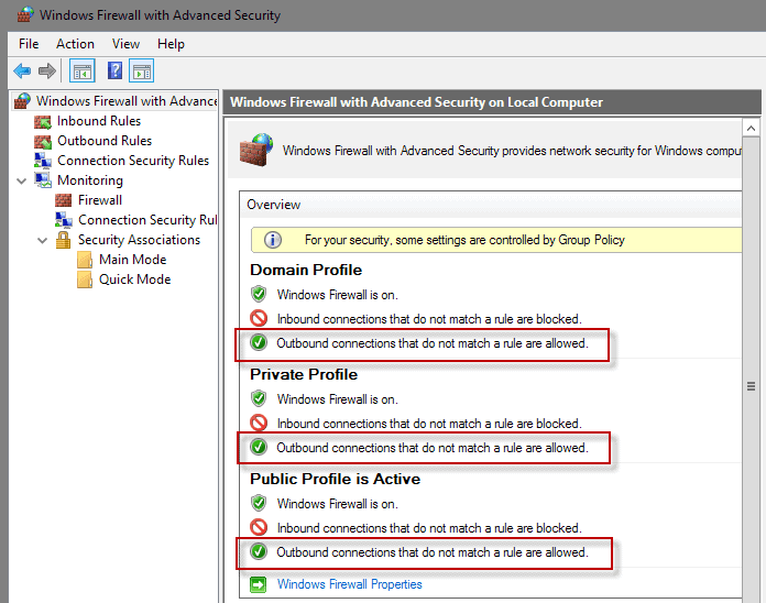 How To Set Outbound Rule In Windows Firewall