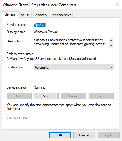 How To Restart Windows Firewall Service