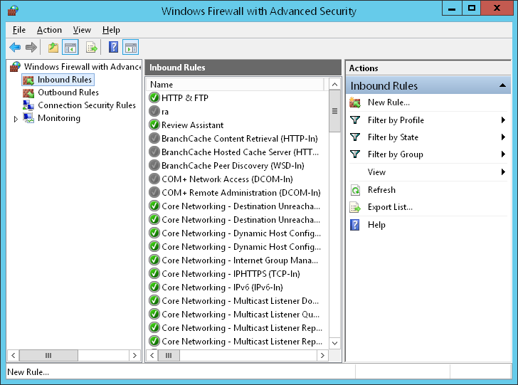 Computer Firewall Code Examples How To Set Inbound And Outbound Rules With Windows Firewall