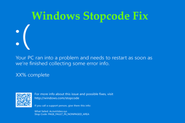 How Do I Fix The Windows 10 Stop Code