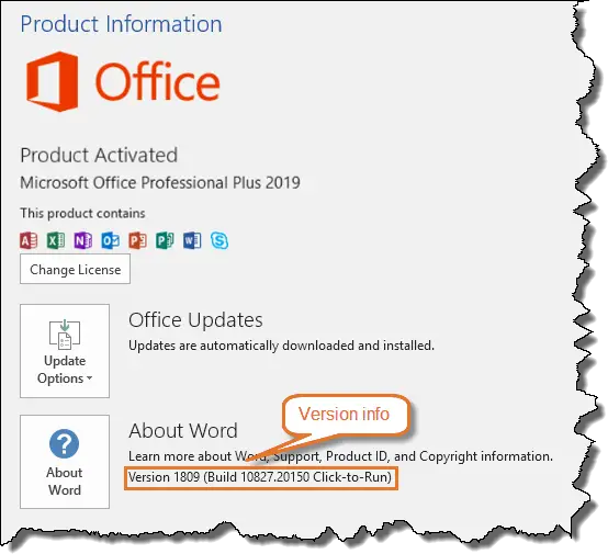 How To Know What Version Of Microsoft Word I Have