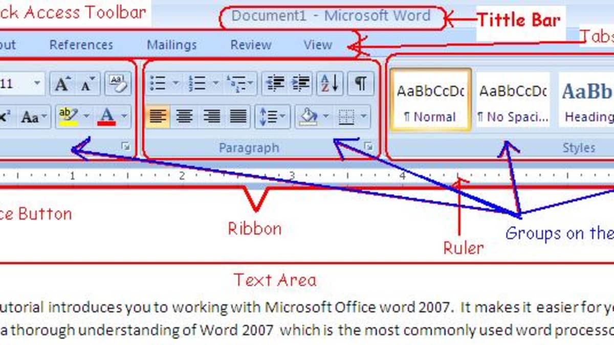 Where Is The Control Panel In Microsoft Word 2007