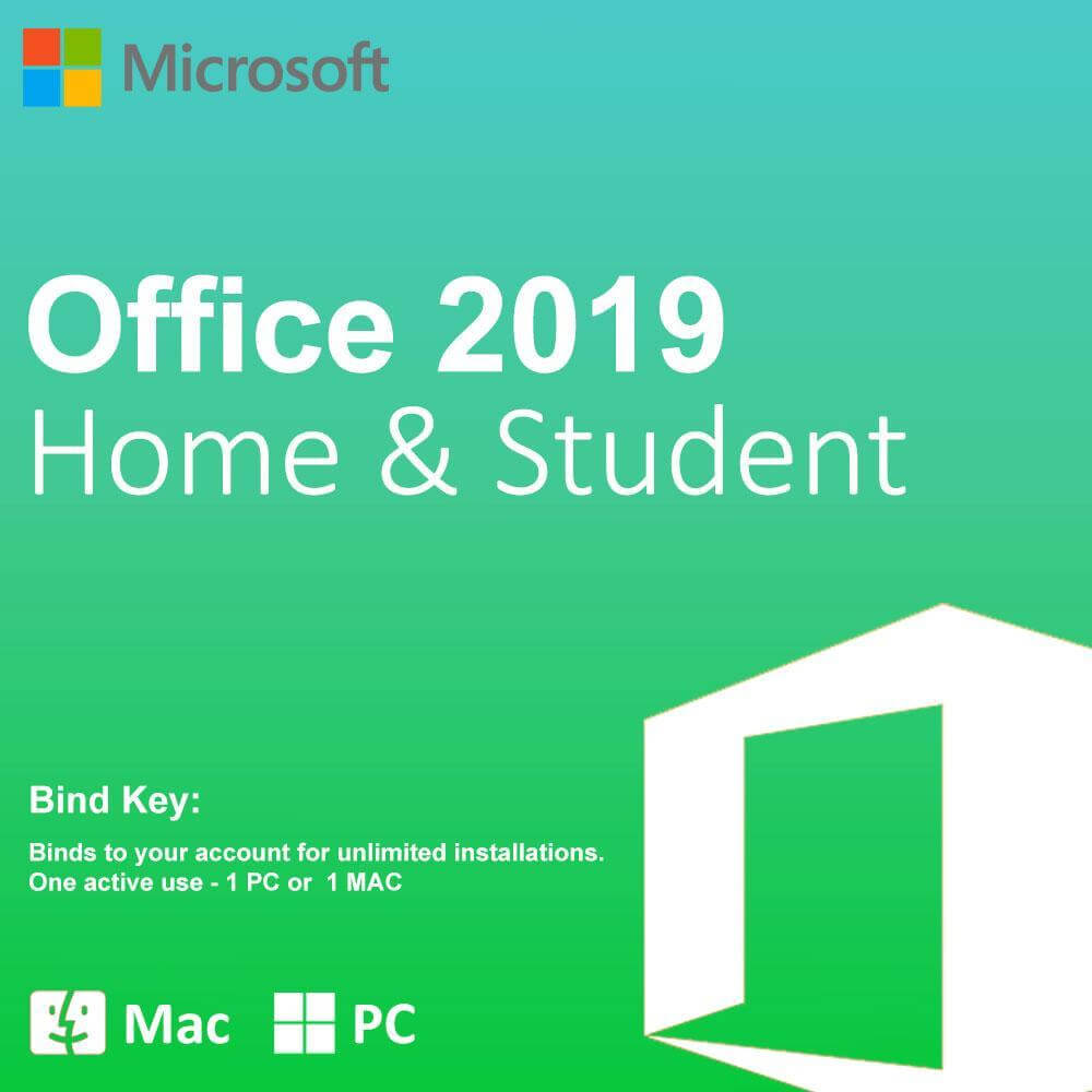 Microsoft Office Home & Student 2019  1 - PC ONLY - Digital License product key