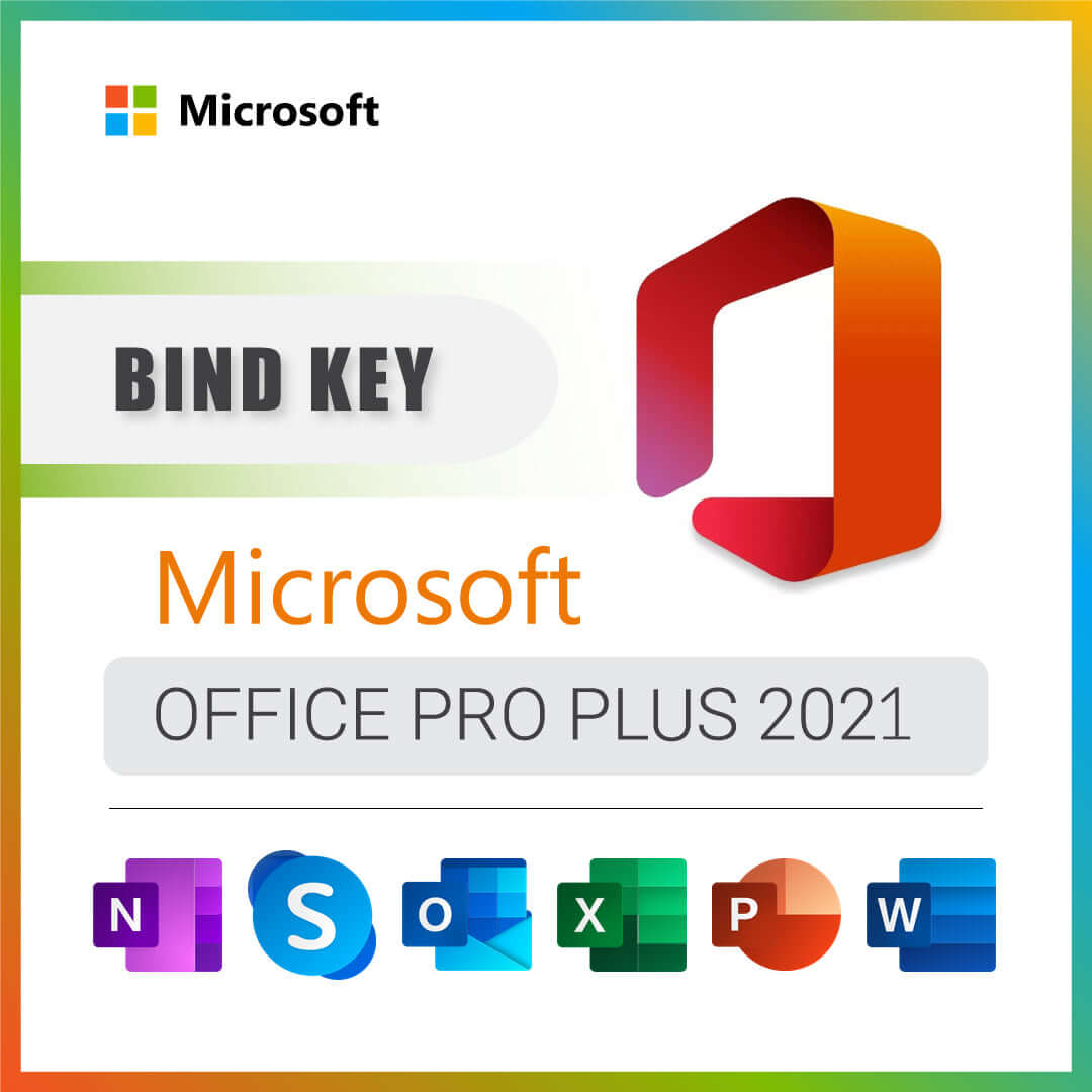 Microsoft Office Professional Plus 2021 Product Key BIND Retail key